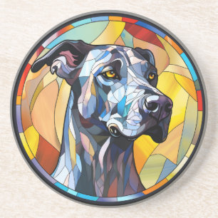 Posavasos Glass Dane Dog