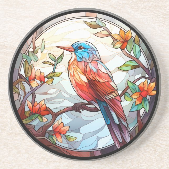 Posavasos Glass Kingfisher (Frente)