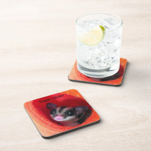 Posavasos Glider de azúcar en la cama colgada del Naranja