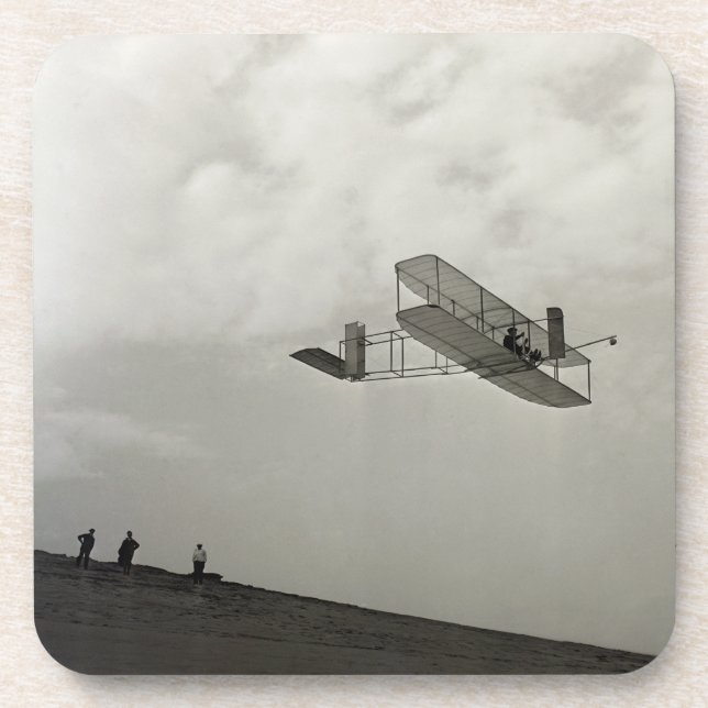 Posavasos Glider Test Flight Aviation Wright Brothers (Frente)