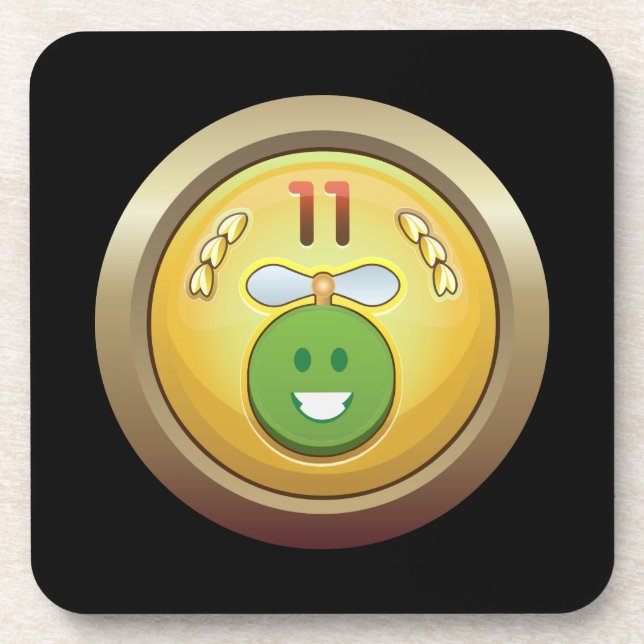 Posavasos Glitch Achievement numismatizer griffin class (Frente)