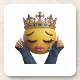 Posavasos Globo de Fiesta con Emoji Llorando Sassy - Cumplea