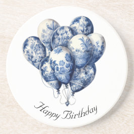 Posavasos Globos azules Delft, personalizable