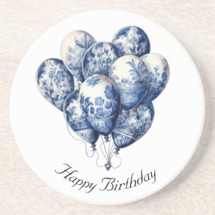Posavasos Globos azules Delft, personalizable