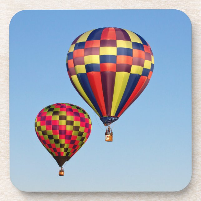 Posavasos Globos de aire caliente (Frente)