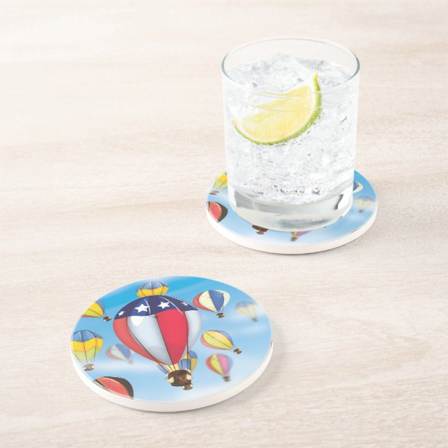 Posavasos Globos de aire caliente (Lado)