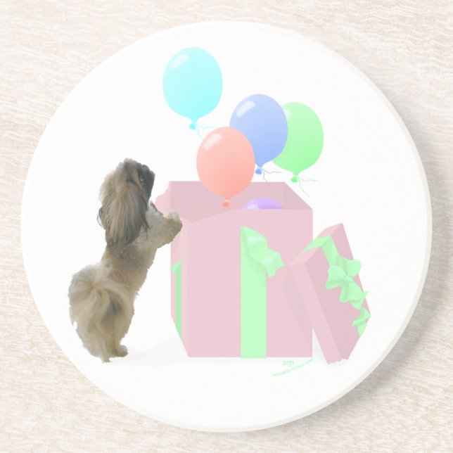 Posavasos Globos de Celebración de Pekín (Frente)