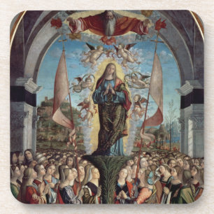 Posavasos Glorificación de Santa Ursula y de sus compañero