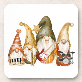 Posavasos Gnome 4 Pieza Banda en una