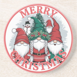 Posavasos Gnomos de Navidad