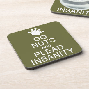 Posavasos GO NUTS personalizados de colores
