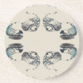 Posavasos Go With the Flow - Acrylic Pouring