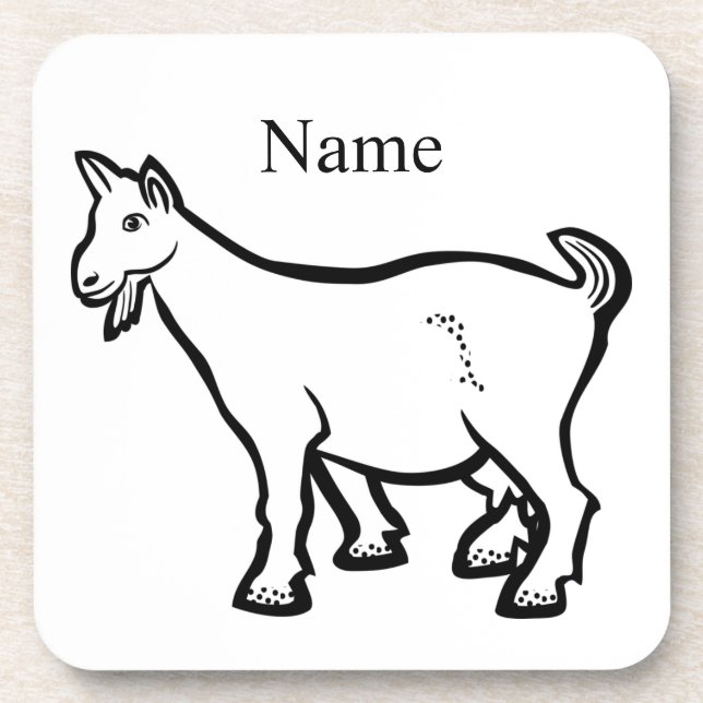 Posavasos Goat Animal Thunder_Cove (Frente)