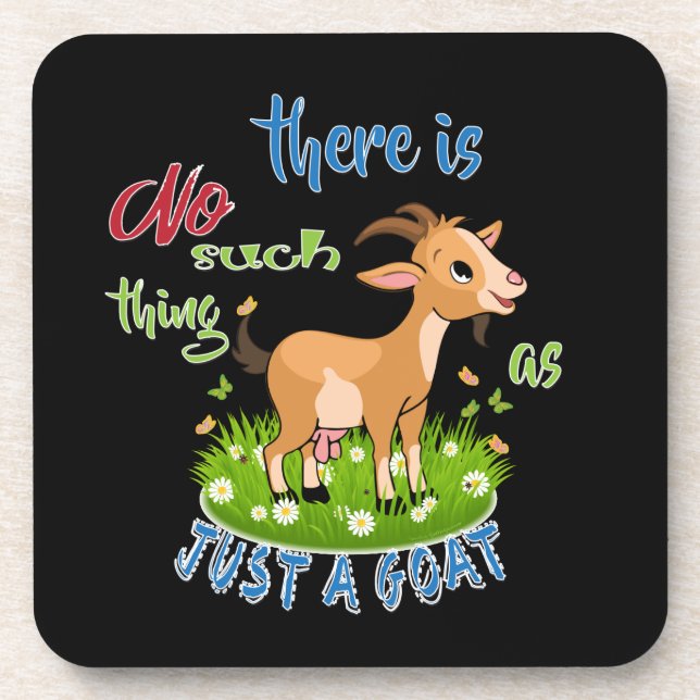 Posavasos GOAT Lover | Sólo una cabra GetYerGoat™ (Frente)