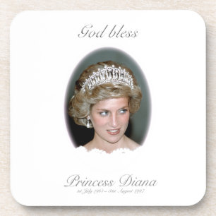 Posavasos God Bless Princess Diana - Remembrance