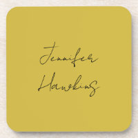Gold color professional plain handwriting