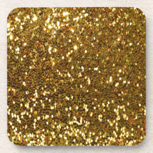 Posavasos Gold Glitter