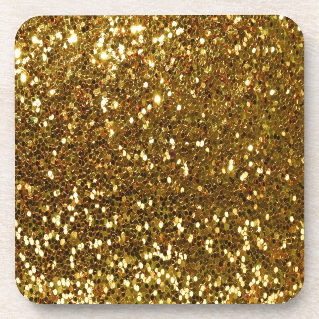 Posavasos Gold Glitter (Frente)