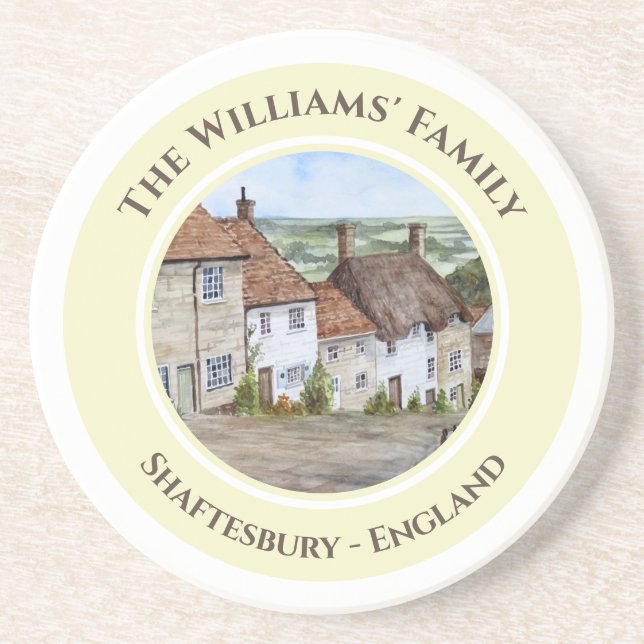 Posavasos Gold Hill Shaftesbury Dorset England (Frente)