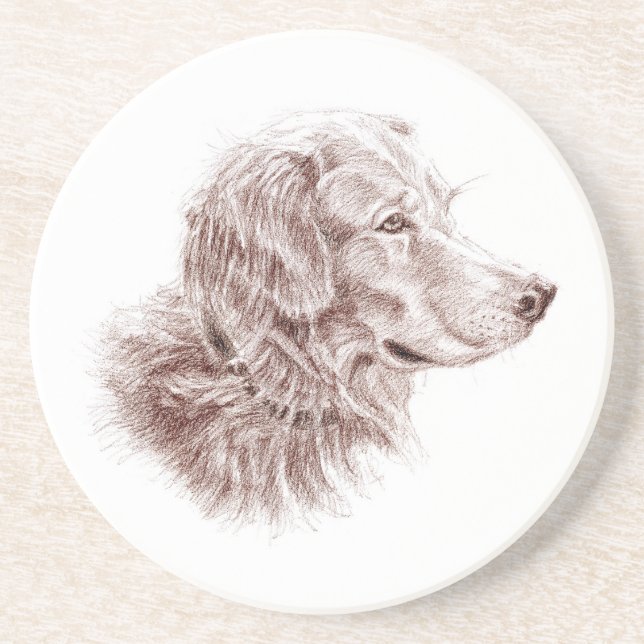 Posavasos Golden Retriever (Frente)
