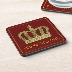 Posavasos Golden Royal Crown II + tu trasero. e ideas