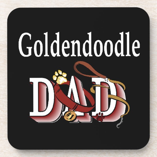 Posavasos Goldendoodle Dad (Frente)