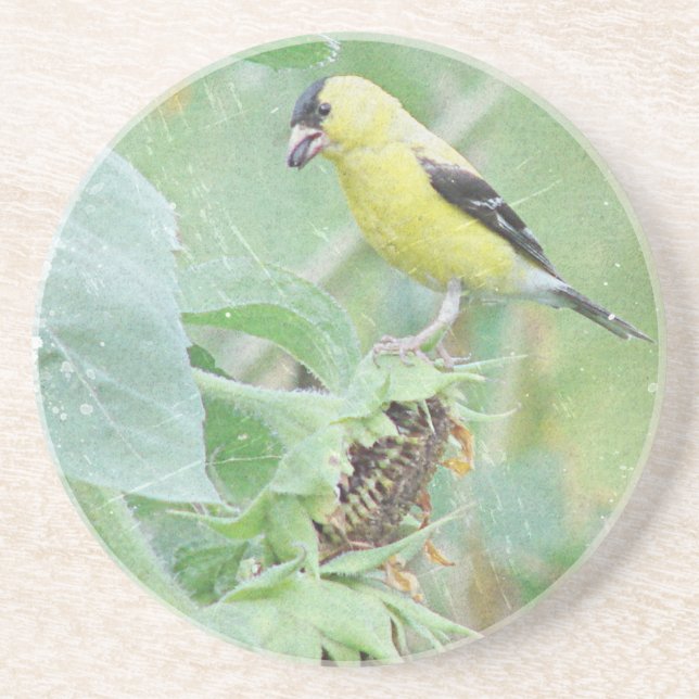 Posavasos Goldfinch Grunge (Frente)
