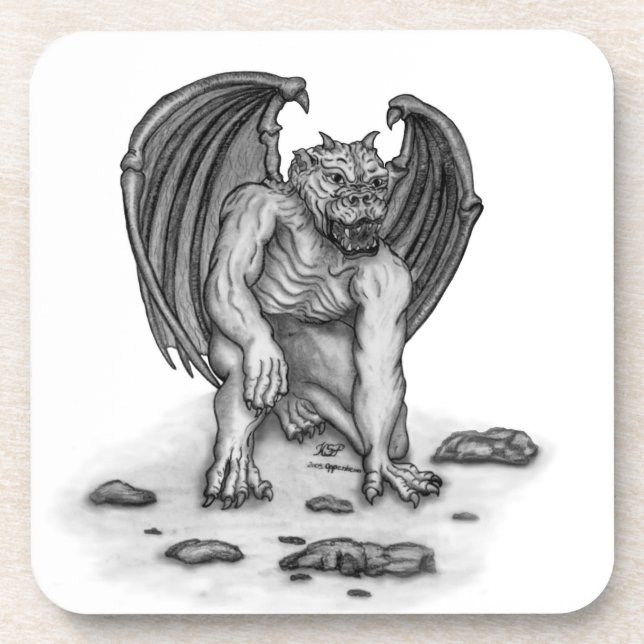 Posavasos Golem Gargoyle (Frente)