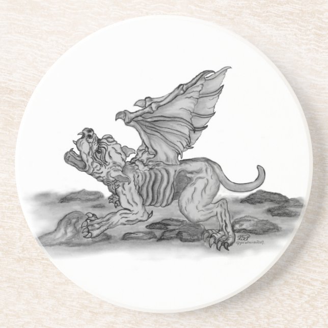 Posavasos Golem Gargoyle (Frente)
