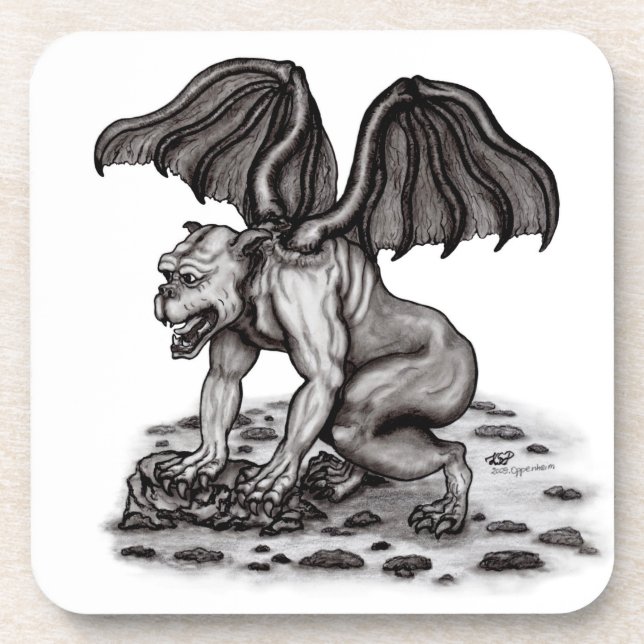 Posavasos Golem Gargoyle (Frente)