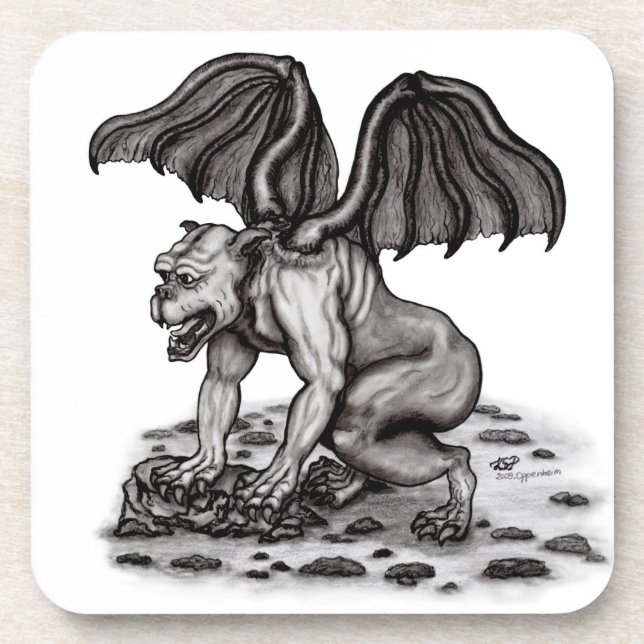 Posavasos Golem Gargoyle (Frente)