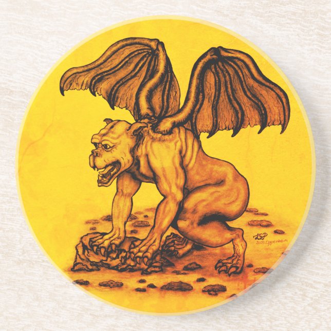 Posavasos Golem Gargoyle (Frente)