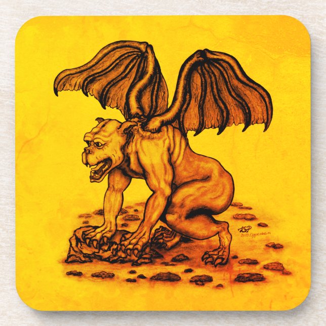 Posavasos Golem Gargoyle (Frente)