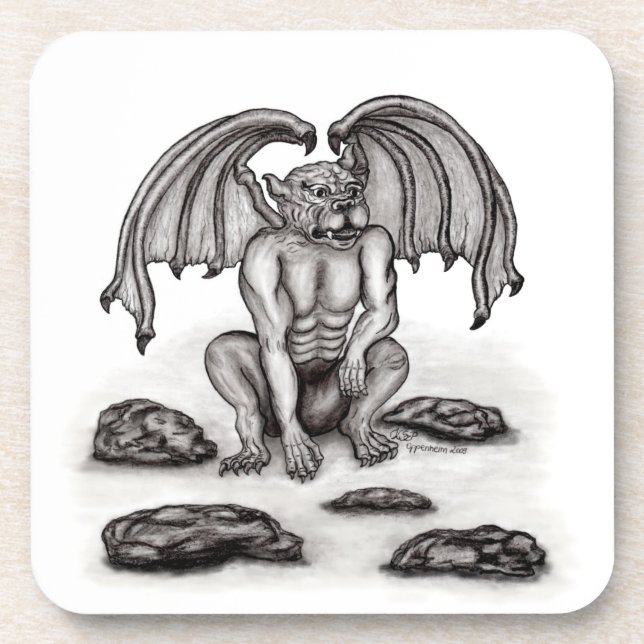 Posavasos Golem Gargoyle (Frente)