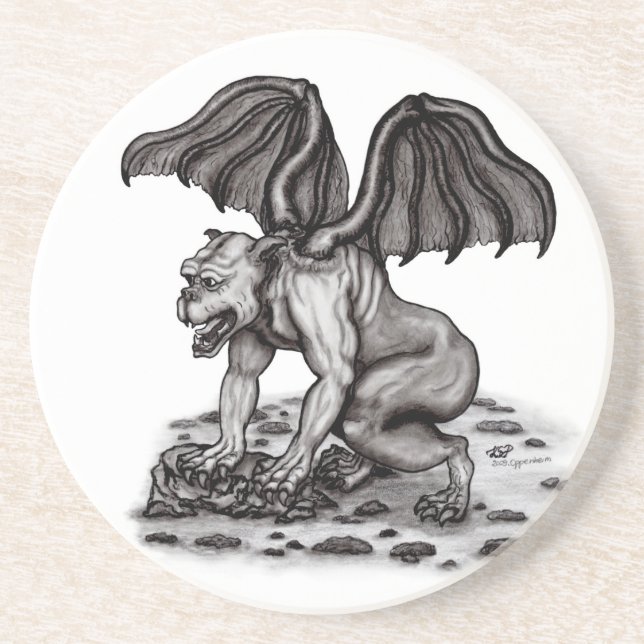 Posavasos Golem Gargoyle (Frente)