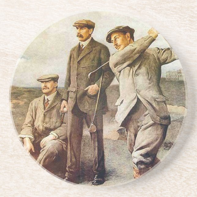 Posavasos Golf del vintage (Frente)