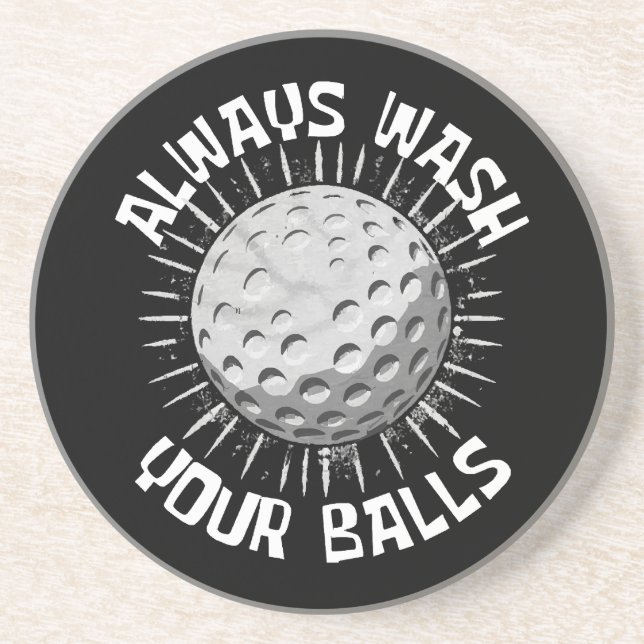 Posavasos Golf divertido (Frente)