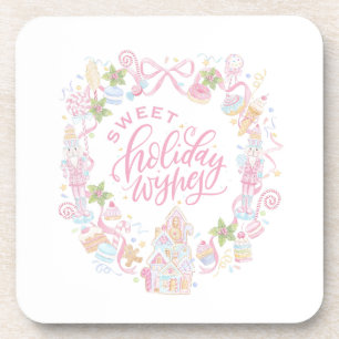 Posavasos Golosinas de Pastel   Dulces Deseos Navideños