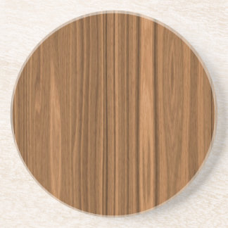 Posavasos Goma de madera marrón claro