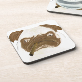 Posavasos Goma grumpy personalizada con cigarro