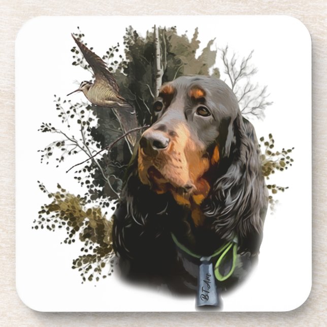 Posavasos Gordon Setter (Frente)