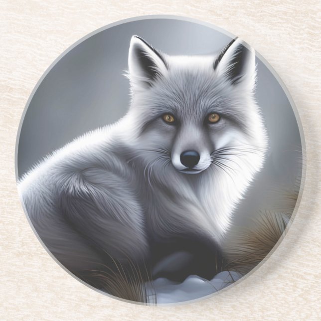 Posavasos Gorgeous Artic Fox (Frente)