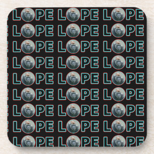 Posavasos Gorilla Lope brilla en diseño de nombre brillante