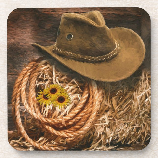 Posavasos Gorra Cowboy (Frente)