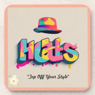 Posavasos "Gorras de la población urbana de las islas Flair"