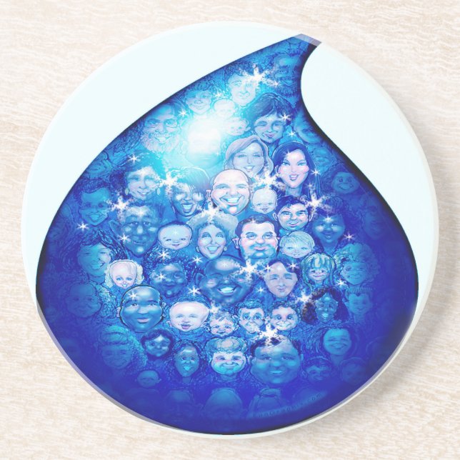 Posavasos Gota de agua (Frente)