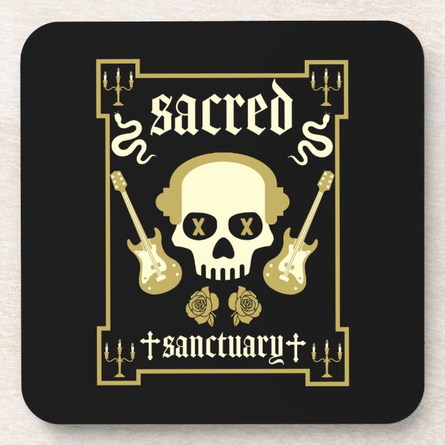 Posavasos Gótico Rock Fashion (Frente)