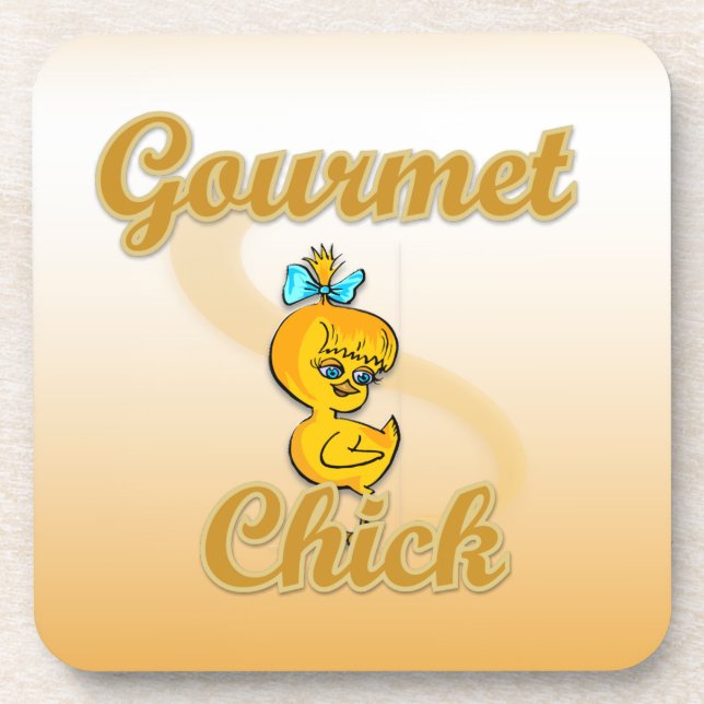 Posavasos Gourmet Chick (Frente)