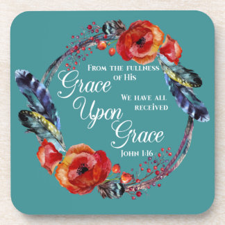 Posavasos Gracia por la gracia John 1:16