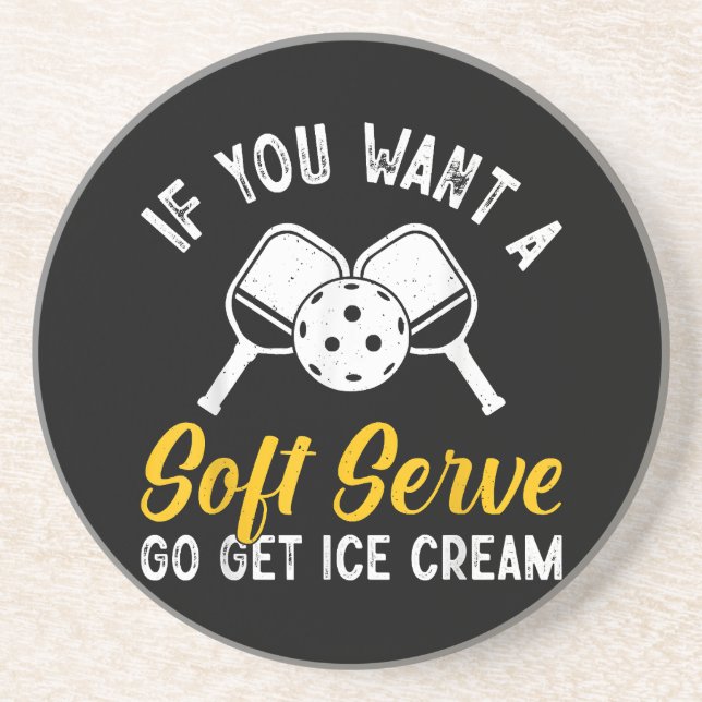 Posavasos Gracioso Baloncesto Si Quieres Un Servido Suave Ve (Frente)